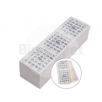 1/75 bingo, Bigtickets, Boek - 8 ronden, Combidoos, 2x Enkel + 4x Dubbel