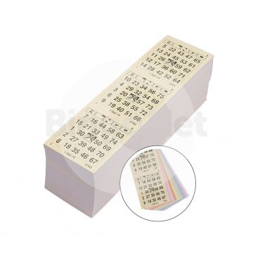 1/75 bingo, Bigtickets, Boek - 10 ronden, Combidoos, 2x Enkel + 4x Dubbel