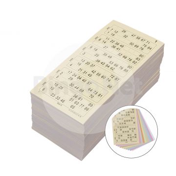 1/90 bingo- kientickets, Enkel, Boek, 10 ronden