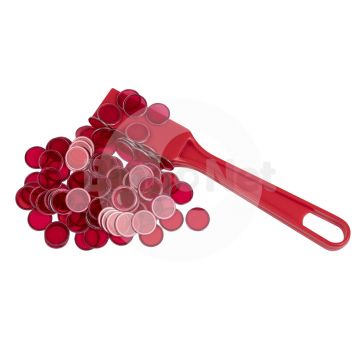 Bingo fiches, Magic wand met fiches, 17 mm
