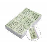 1/75 bingotickets, Bigtickets, Dubbel, Boek, 5 ronden